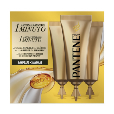 Pantene Ampolas Reparação 1 Minuto 3x15ml