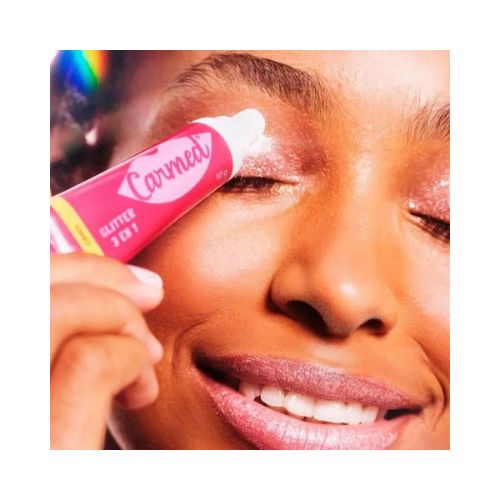 Carmed Glitter 3 em 1 Hidratante Labial Multi-funcional Tutti Frutti Brilho