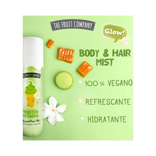 The Fruit Company Hair & Body Mist Frosted Pistacho Glitter