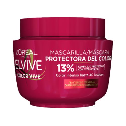 L'oreal Elvive Color Vive Máscara Protetora Cabelos Pintados 310ml