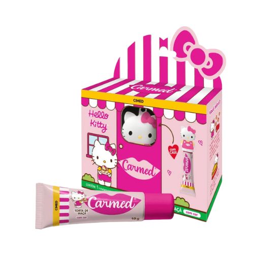 Carmed Hello Kitty Torta de Maçã Hidratante Labial