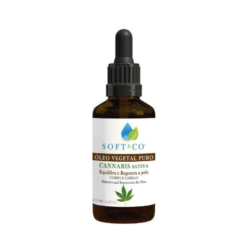 Soft & Co Huile Végétale Pure Cannabis Sativa 40 ml