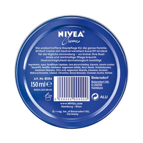 Nivea Creme Lata