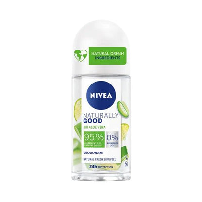 Nivea Desodorizante Roll-on Naturally Good Aloe Vera Bio Woman