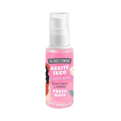 The Fruit Company Óleo Seco Glitter Morango e Nata 50 ml