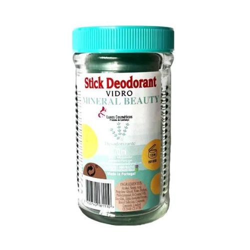 Desodorizante Stick Vidro Mineral Beauty