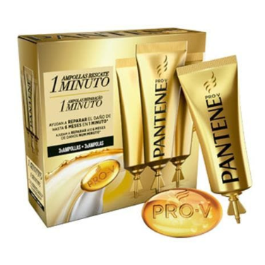 Pantene Ampolas Reparação 1 Minuto 3x15ml