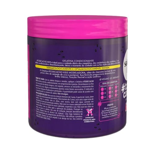 Salon Line #ToDeCacho Kids Uva Gelatina Capilar Modeladora 