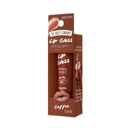The Fruit Company Lip Gloss Crystal Effect Café 12g