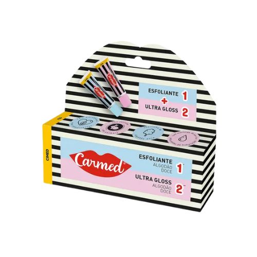Carmed Kit SOS Esfoliante + Ultra Gloss Hidratante Labial 2x10G
