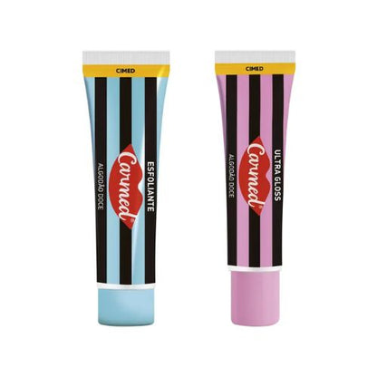 Carmed Kit SOS Esfoliante + Ultra Gloss Hidratante Labial 2x10G incolor