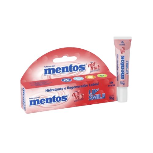 Mentos Red Fruit Hidratante Labial 10G incolor