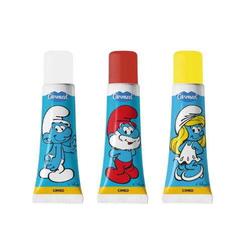 Carmed Smurfs Hidratante Labial 10G incolor
