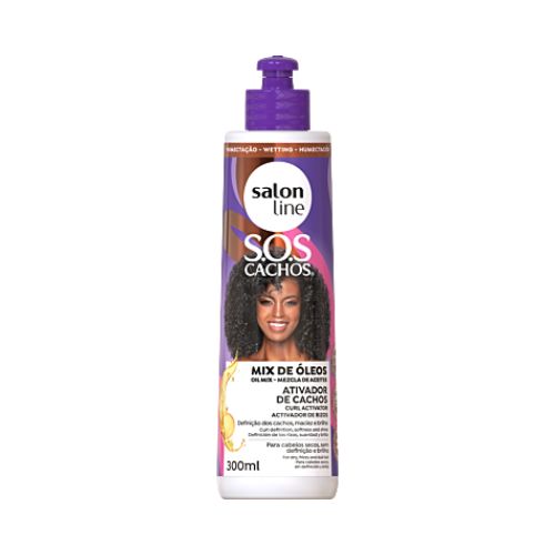 Salon Line S.O.S Cachos Mix Óleos Ativador de Cachos 300ml