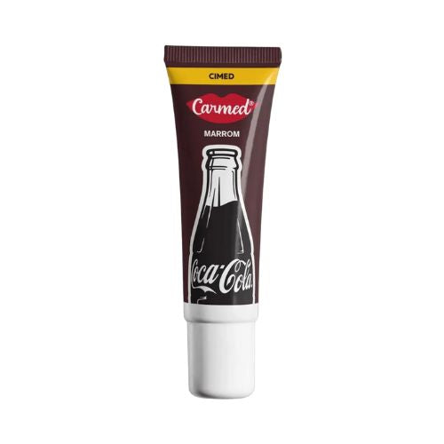 Carmed Coca-Cola Marrom Hidratante Labial 10G com cor