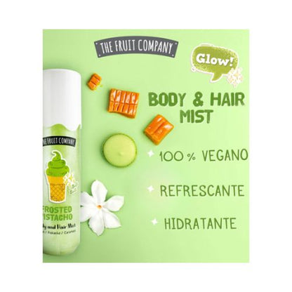 The Fruit Company Hair & Body Mist Frosted Pistacho Glitter 