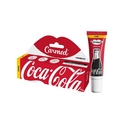 Carmed Coca-Cola Vermelho Hidratante Labial 