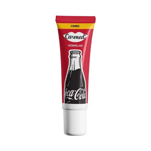 Carmed Coca-Cola Vermelho Hidratante Labial 10G com cor