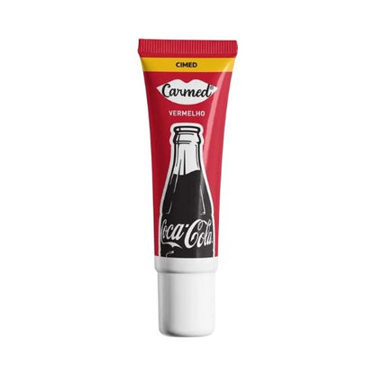 Carmed Coca-Cola Vermelho Hidratante Labial 10G com cor