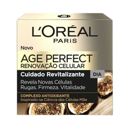 L'oreal Creme Rosto Age Perfect Renovação Celular Cuidado Revitalizante Dia  50ml