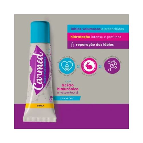 Carmed Ácido Hialurónico Hidratante Labial incolor