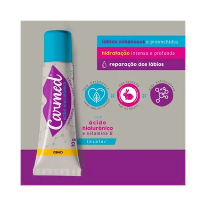 Carmed Ácido Hialurónico Hidratante Labial incolor