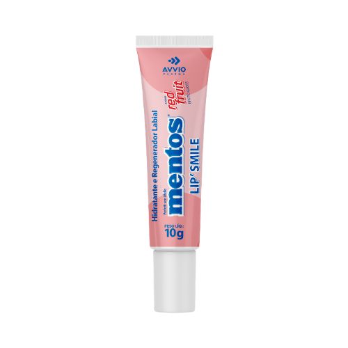 Mentos Red Fruit Hidratante Labial 10G Lip Smile