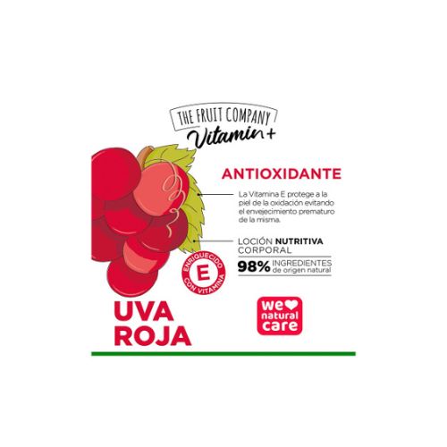 The Fruit Company Loção Corporal Vitamina+ Uva Vermelha 