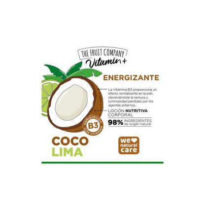 The Fruit Company Loção Corporal Vitamina+ Coco Lima 