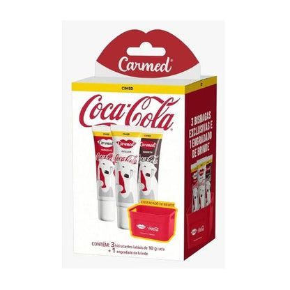 Carmed Coca-Cola Kit Hidratante Labial 3x10G