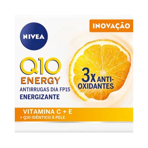 Nivea Creme Rosto Q10 Energy Antirrugas FP15 Dia 50ml